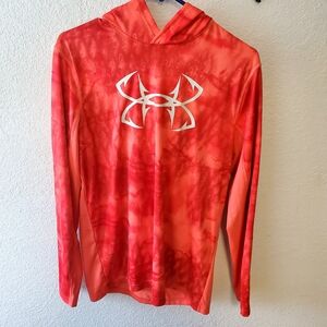 Under Armour Red Tie-Dye Hoodie